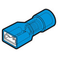 BFF405P - Clip femelle complètement isolé bleu (1,5 à 2,5 mm²) - 4,8 X 0,5 mm