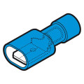 BFM608P - Clip complètement isolé mâle bleu (1,5 à 2,5 mm²) - 6,3 x 0,8 mm