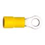 Cosse préisolée ronde jaune (4 à 6 mm²) - Diam. 5 mm - GFM5