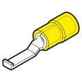 GFPPL46 - Cosse préisolée à embout crochet jaune (4 à 6 mm²) - L 46 mm