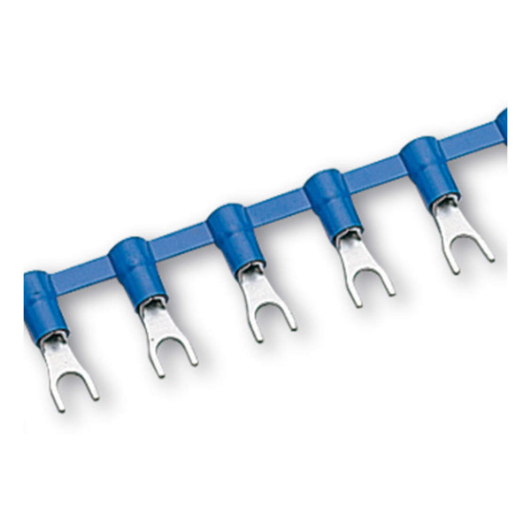 CRPU5 - Cosse préisolée fourche rouge (0,25 à 1,5 mm²) - Diam. 5 mm en bande
