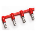 CRPF305 - Clip femelle partiellement isolé rouge (0,25 à 1,5 mm²) - 2,8 X 0,5 mm en bande