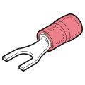 RKYU3 - Cosse préisolée renforcée fourche rouge (0,25 à 1,5 mm²) - Diam. 3 mm
