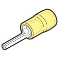GKYP14 - Cosse préisolée renforcée à embout rond jaune (4 à 6 mm²) - L 14 mm