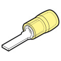 GKYPP12 - Cosse préisolée renforcée à embout plat jaune (4 à 6 mm²) - L 12 mm