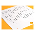 990881 - Repère pour composants modulaires de type MG2-17.5-A 15 x 140 mm jaune