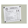 88912 - Plaque personnalisable adhésive de type MG-VRT-AH 105 x 110 mm blanche