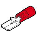 RKFM608 - Clip partiellement isolé mâle rouge renforcé (0,25 à 1,5 mm²) - 6,3 x 0,8 mm