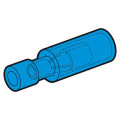 BKFBF4 - Clip femelle rond renforcé bleu (1,5 à 2,5 mm²) - Diam. 4 mm