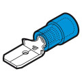 BKFM608 - Clip partiellement isolé mâle renforcé bleu (1,5 à 2,5 mm²) - 6,3 x 0,8 mm