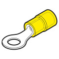 GFM5BP - Cosse préisolée ronde jaune (4 à 6 mm²) - Diam. 5 mm en boite plastique