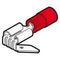 RFFM608BP - Clip partiellement isolé mixte rouge (0,25 à 1,5 mm²) - 6,3 x 0,8 mm en boite plastique