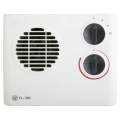 Radiateur soufflant, 1000/2000 W, thermostat automatique, IP21 classe II. (TL 10 N)