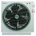 Ventilateur/chauffage box-fan, 3 vitesses ventilation, 1 vitesse chauffage 2000W. (METEOR EC)