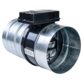 Registre motorisé S&P Unelvent RMVT D125mm fermé sous tension 