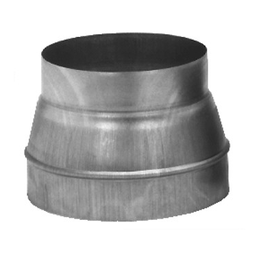 Réduction conique en acier galvanisé, raccordement D 160/100 mm. (RED 160/100) - S&P France - 864339