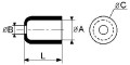 Embout cylindrique er-38 gn