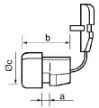 Serre-câbles dm 8