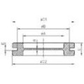 Passe-fils à membrane dg-pvc 36