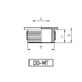 Passe-fils à membrane dg-mt 16