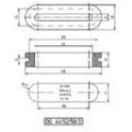 Passe-fils "oblong" do-pvc 44/52/58/3