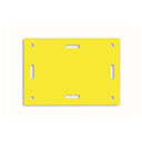 Plaquette CH-M en PE - Jaune
