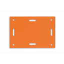 Plaquette CH-M en PE - Orange
