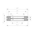 Passe-fils à membrane dg-tpe 21/20