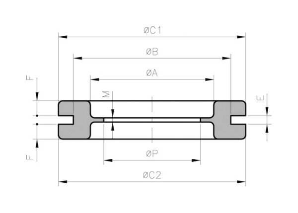 Passe-fils à membrane dg-tpe 21/20