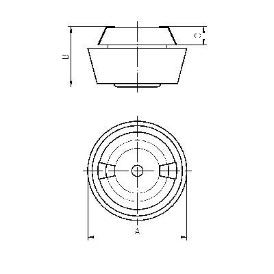 Passe-fils à membrane pliofix m25