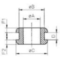 Passe-Fils Noir Standard Helavia SES-Sterling - DA 80/100/20 en Caoutchou Polychloroprène