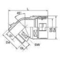 Raccord rapide plioquick 37 45°