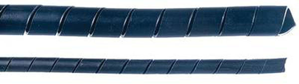 Gaine de protection SES Pliospire PVC-12 fendue en spirale noire