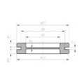 Ses-sterling passe-fils à membrane dg-tpe m32