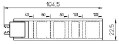 Barrette de retenue gx-a6/4