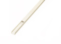 Goulotte 15x30mm Sterling GI-A à bords pleins et perforations du fond blanc