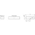 Ses-sterling porte-étiquettes pt eg 9,5-60