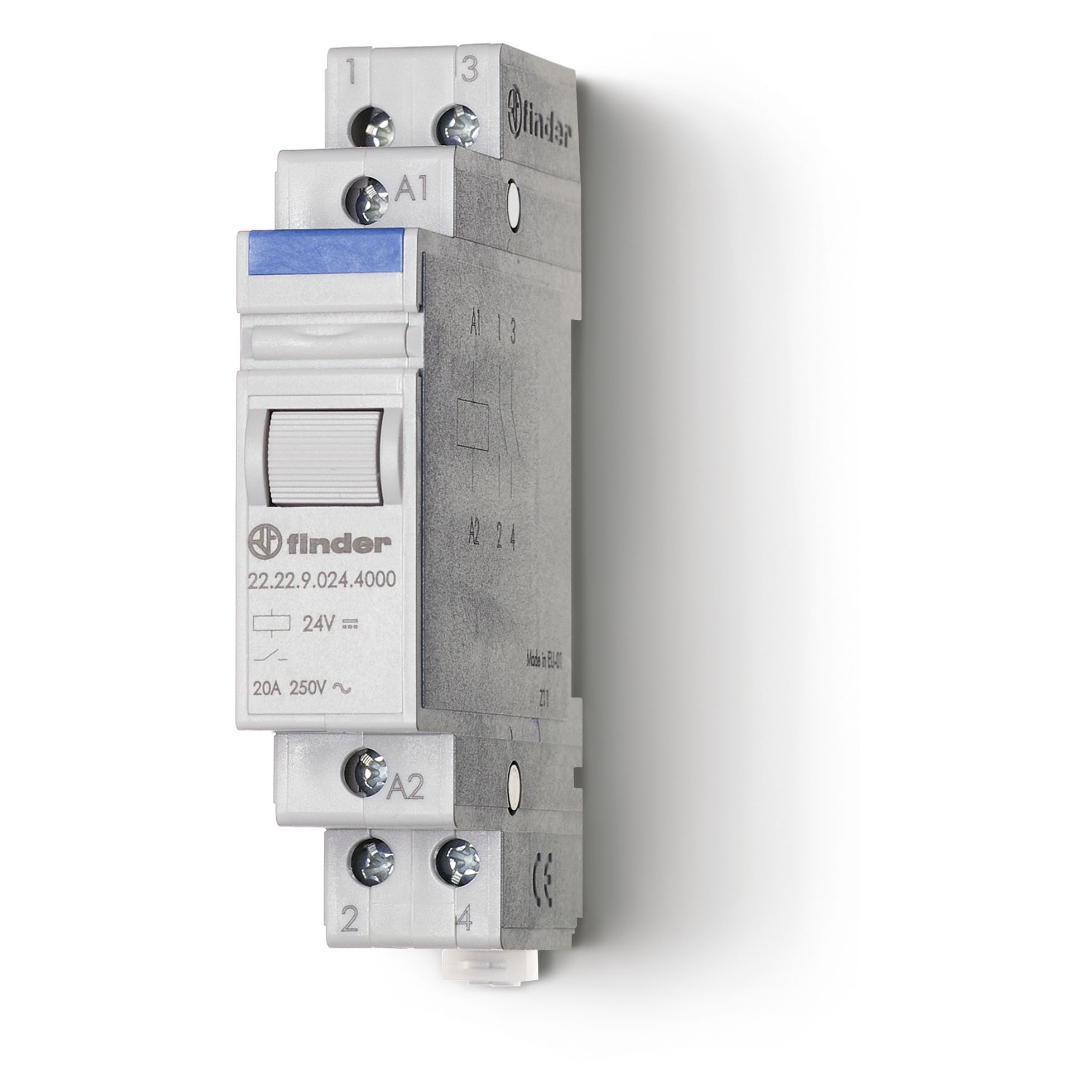Finder 111766 Relais modulaire 24vdc 2no 20a agsn02 (222290244000)