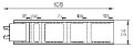 Ses-sterling barrette de retenue gx-din a7/5 hf