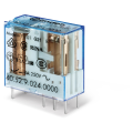 Relais circuit imprime 2no 8a 110ac contacts or pas 5mm (405281105300)