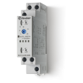 Relais temporisé modulaire multifonction multitension 1rt 16a de 12 a 240 vac/dc  0,1s a 24h (800102400000)