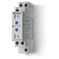 Relais temporise modulaire clignotant asymetrique 1rt 16a de 12 a 240vac/dc 0,1s a 24h (809102400000)