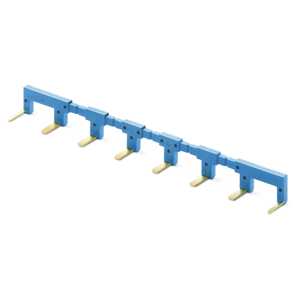 Peigne 8 broches pour contacteur serie 2232 couleur bleu (02218)