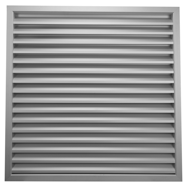 Grille extérieure de soufflage/reprise, alu, 870 à 2610 m3/h, D 600 x 400 mm. (GRE 600X400/50)