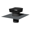 Chapeau de toiture Ardoise S&P Unelvent CT150/160P plastique 