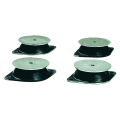 Plots antivibratiles, D 60 mm, poids supporté 45 kg, 4 unités. (PAVZ-60 SH 75 (X4))