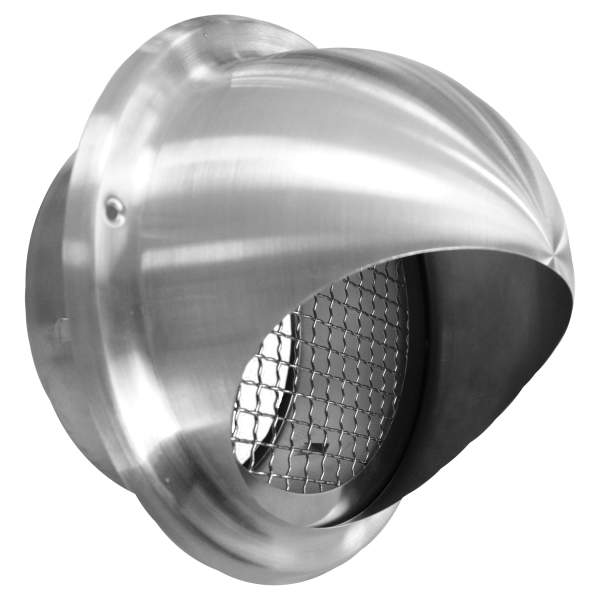 Prise d'air ou sortie d'air de façade S&P Unelvent PAQS 150 INOX D150 mm