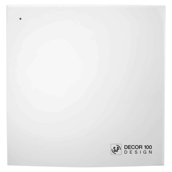 Extracteur d'air hygrostat S&P Unelvent DECOR DESIGN 100 CHZ extra-plat design 80 m³/h