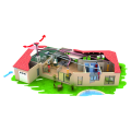 Kit VMC double flux S&P Unelvent IDEO 325 RD P08 8 sanitaires 325 m³/h