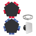 Kit VMC double flux S&P Unelvent IDEO 325 RD P08 8 sanitaires 325 m³/h